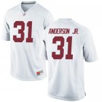 Men's Alabama Crimson Tide #31 Will Anderson Jr. White Replica NCAA College Football Jersey 2403EKBX2